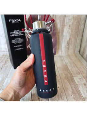 Unisex Prada Water Bottle Black